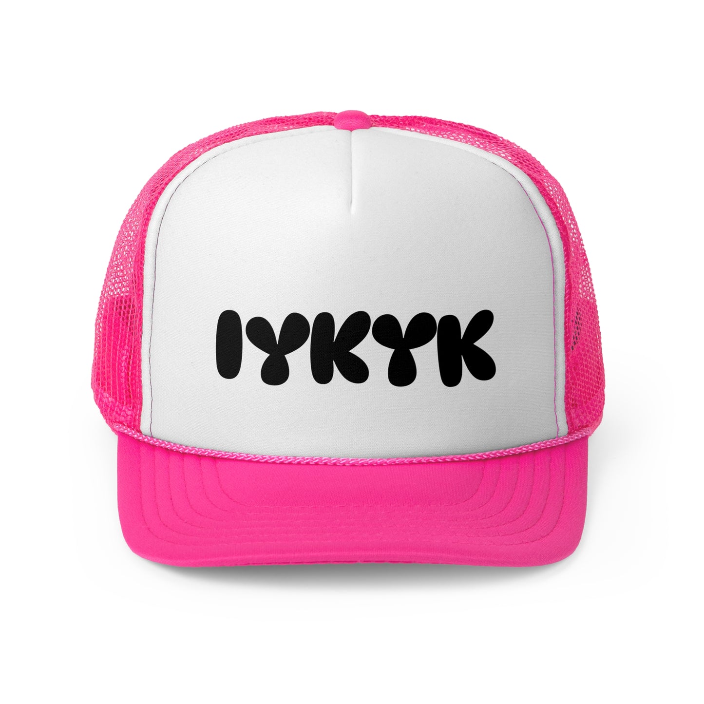 IYKYK Trucker Hat / Black Logo